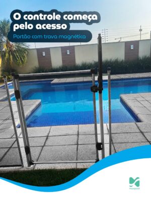 portao para piscina automatico maxpool
