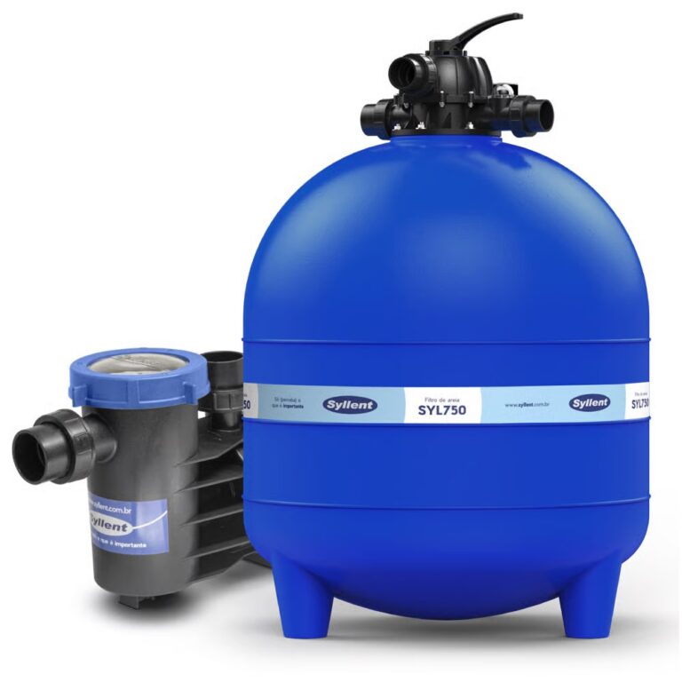filtro de piscina syllent 75 com motobomba