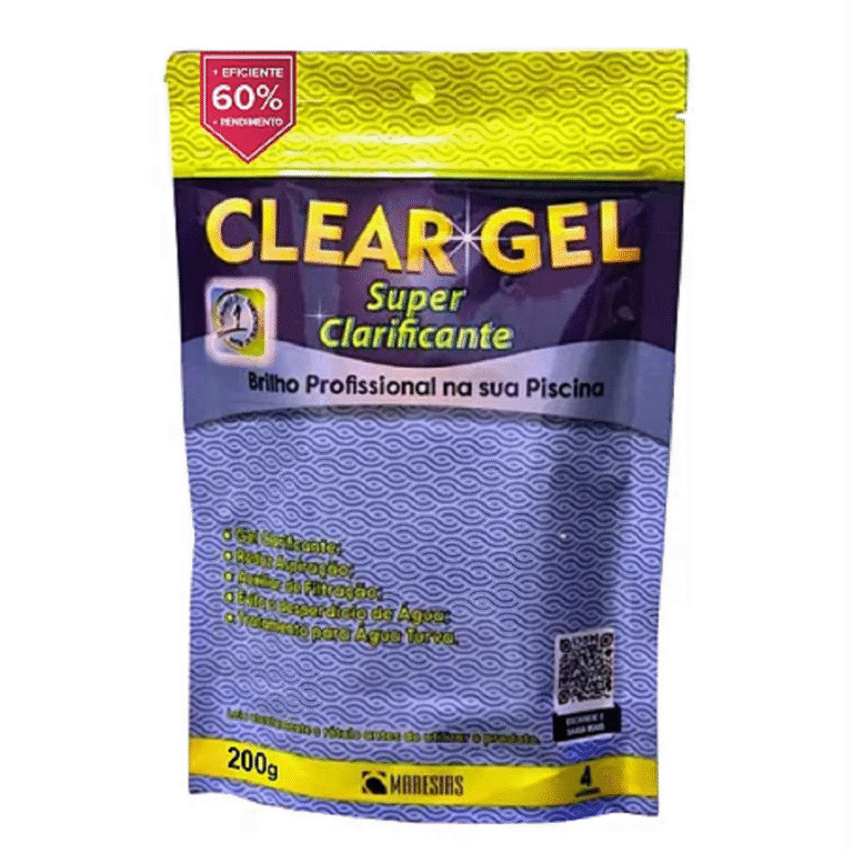 Clarificante Gel Para Piscina Clear Gel Maresias 200g